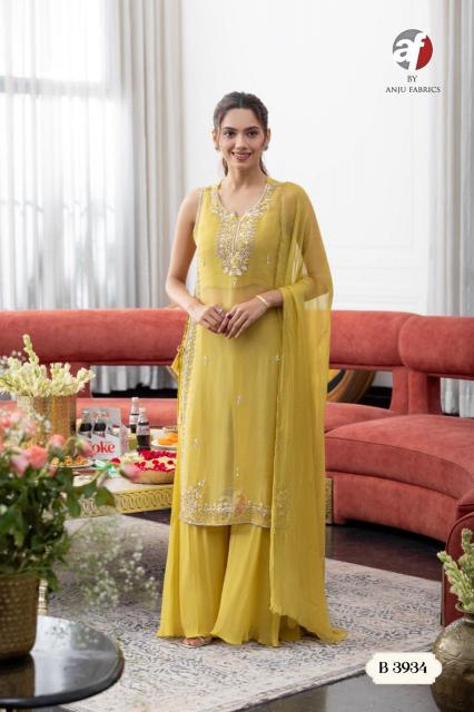 Anju fabrics B 3934 kurtis catlog wholesale